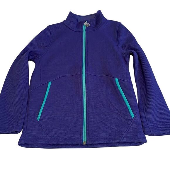NWOT Spyder Blue Endure Mid-Weight Stryke Full Zip Jacket - Size M (10-12) - Picture 2 of 9